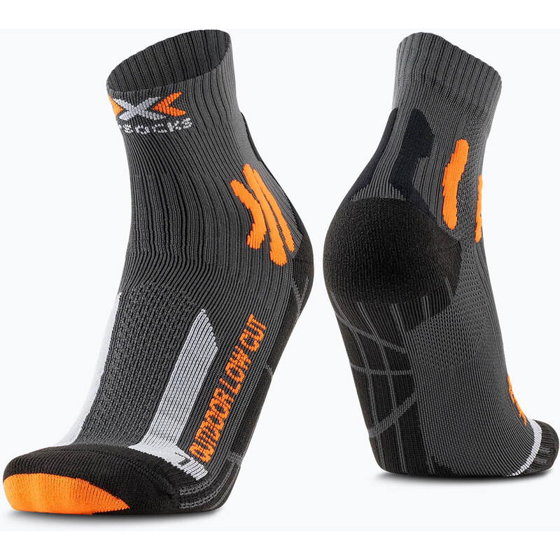 Ponožky X-Socks Trek Outdoor Low Cut anthracite/orange