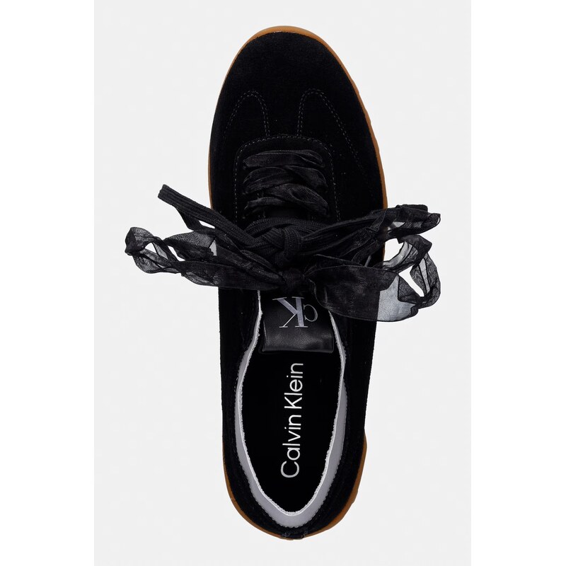 Calvin Klein LOW PROFILE RUN MG SUE DB LACES sneakers boty dámské