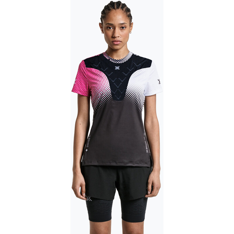 Dámské běžecké tričko X-Bionic Corefusion Run dot fade/neo pink
