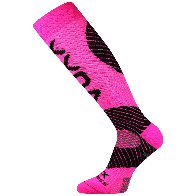 Fuski Boma Voxx 43-46 Voxx Kompresní podkolenky Protect neon růžová 83102021