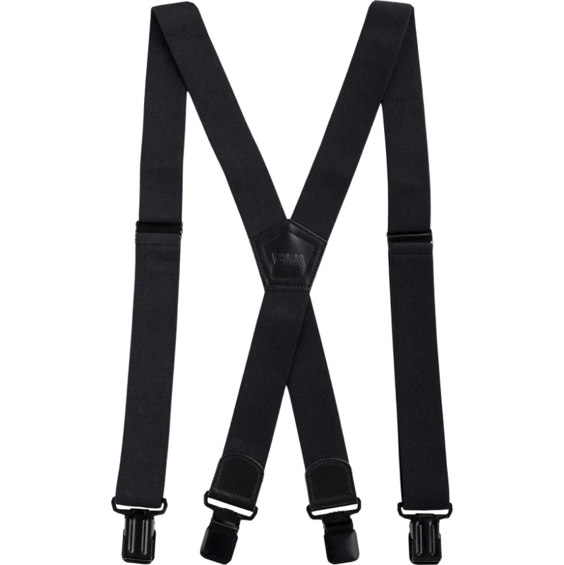 BENNON BENNONKY BRACES BLACK - Šle pánské černé 114583418
