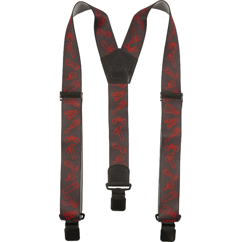 BENNON BENNONKY TOOL BRACES BLACK/ORANGE - Šle pánské černo-oranžové 114583421
