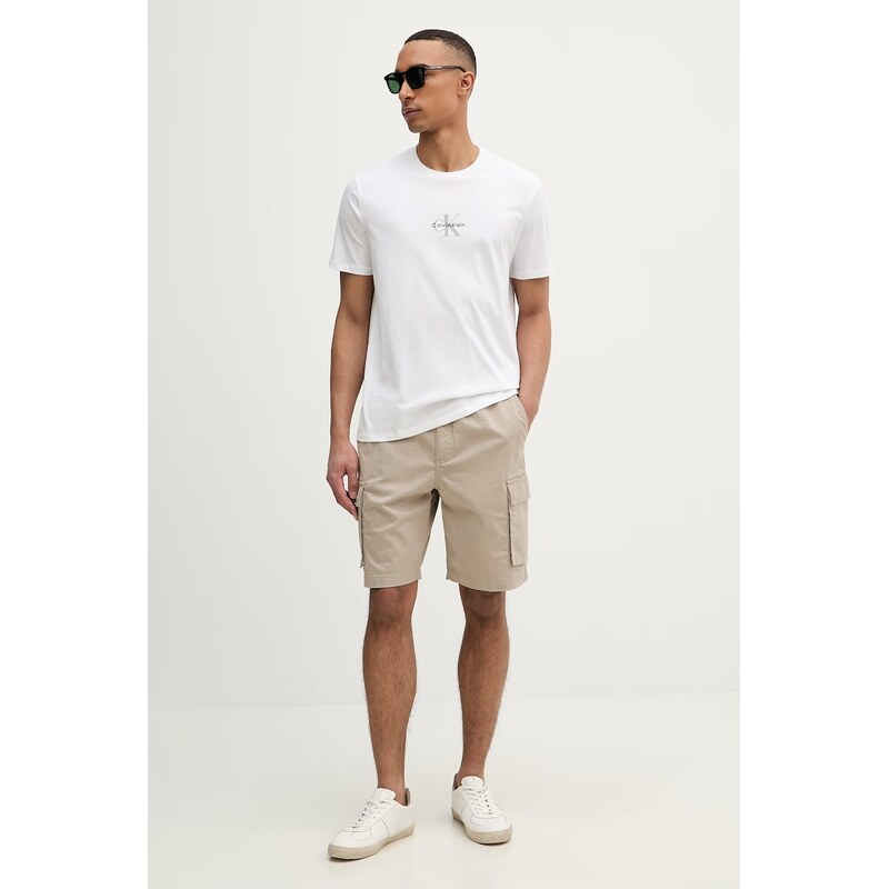 Calvin Klein Jeans cargo šortky pánské bavlněné s elastanem