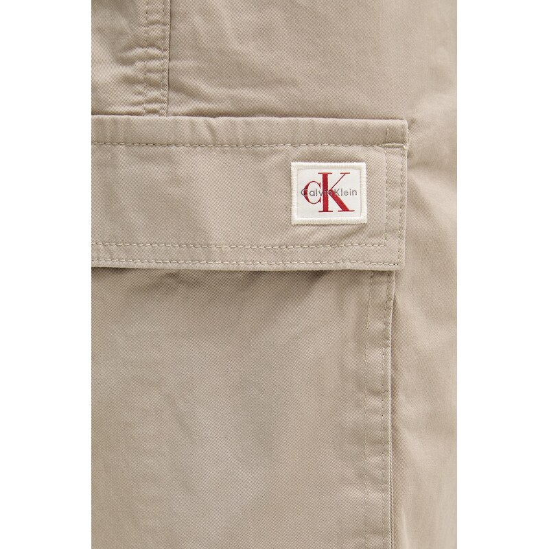Calvin Klein Jeans cargo šortky pánské bavlněné s elastanem