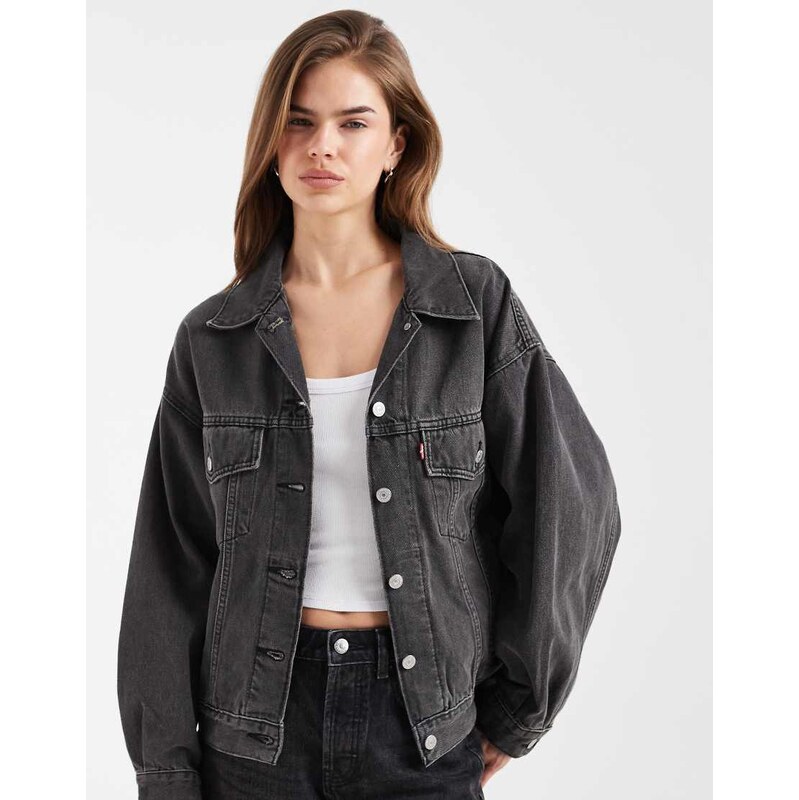 Levis 90s trucker denim jacket in black 114584962