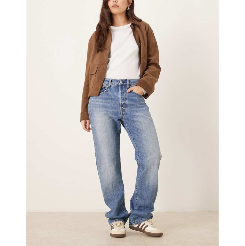 Polo Ralph Lauren relaxed straight leg in mid blue 114975011