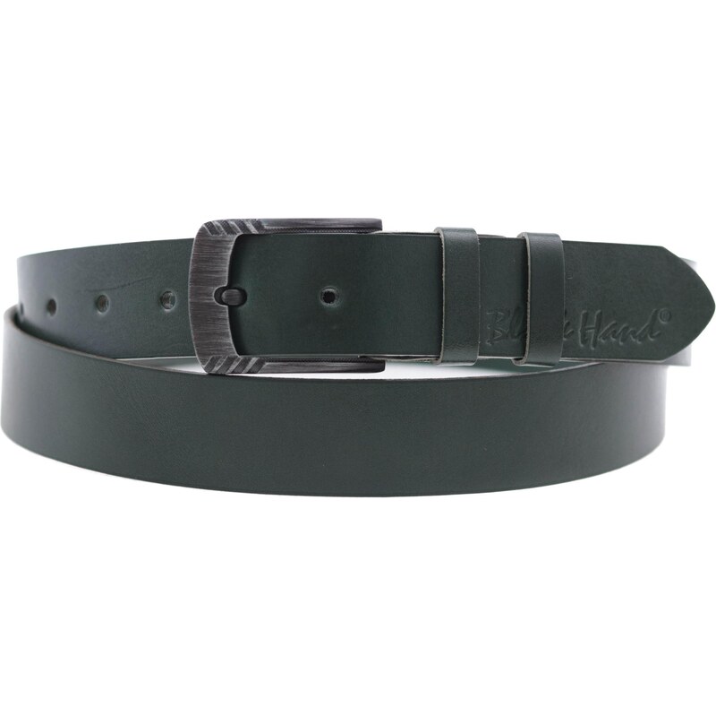 Dámský kožený opasek Black Hand 119-40 zelený 114585247