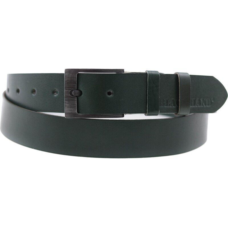 Dámský kožený opasek Black Hand 013- 30 zelený 114585248