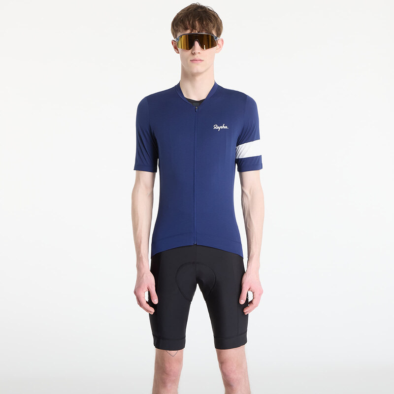 Dres Rapha Mens Core Lightweight Jersey Navy/ White M