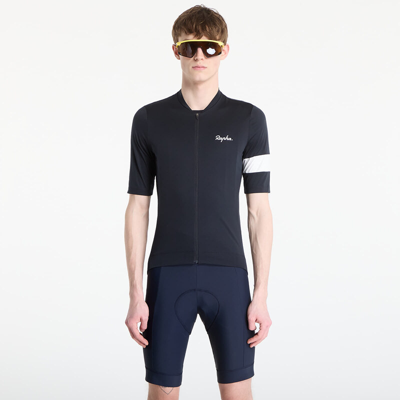 Dres Rapha Mens Core Jersey Black/ White M