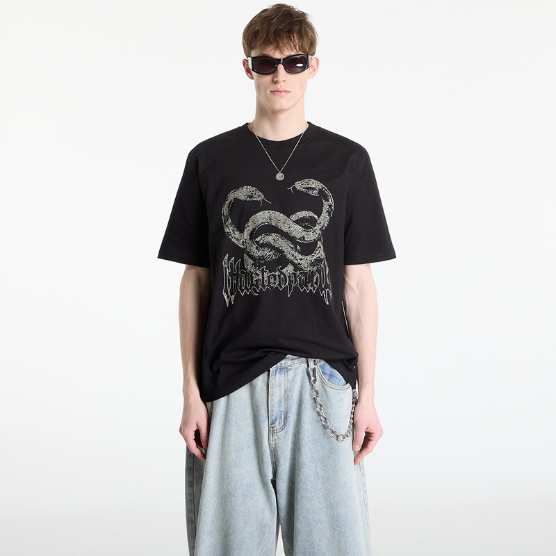 Tričko Wasted Paris M Snakes Black L