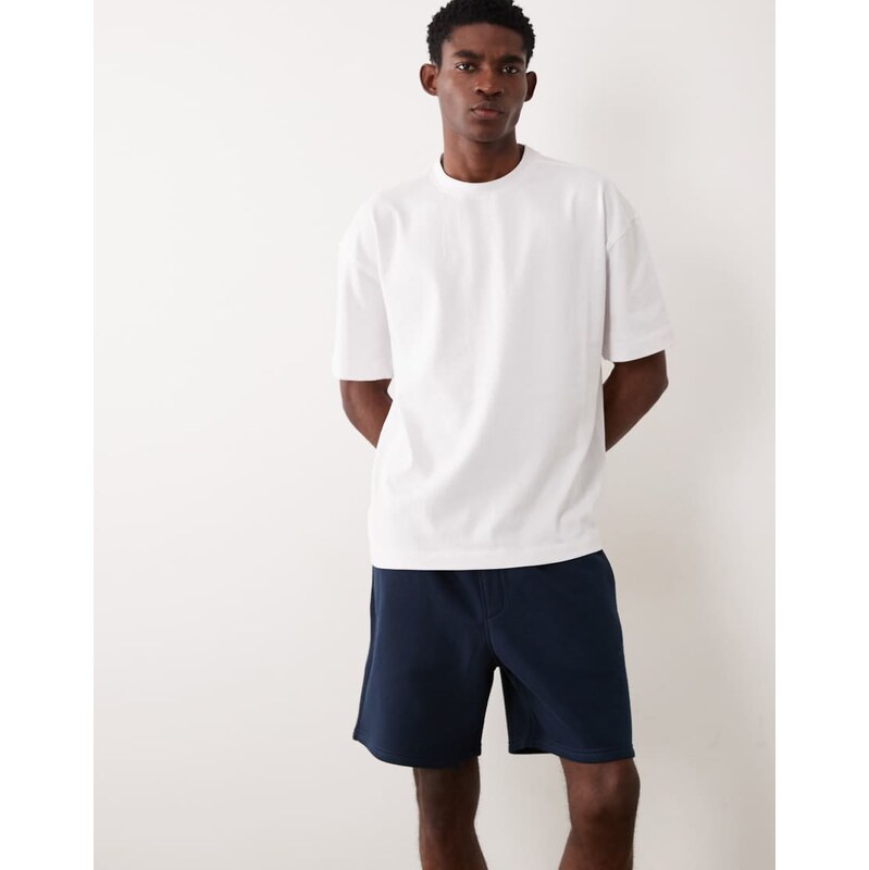 ASOS DESIGN essentials oversized mid length jersey shorts in