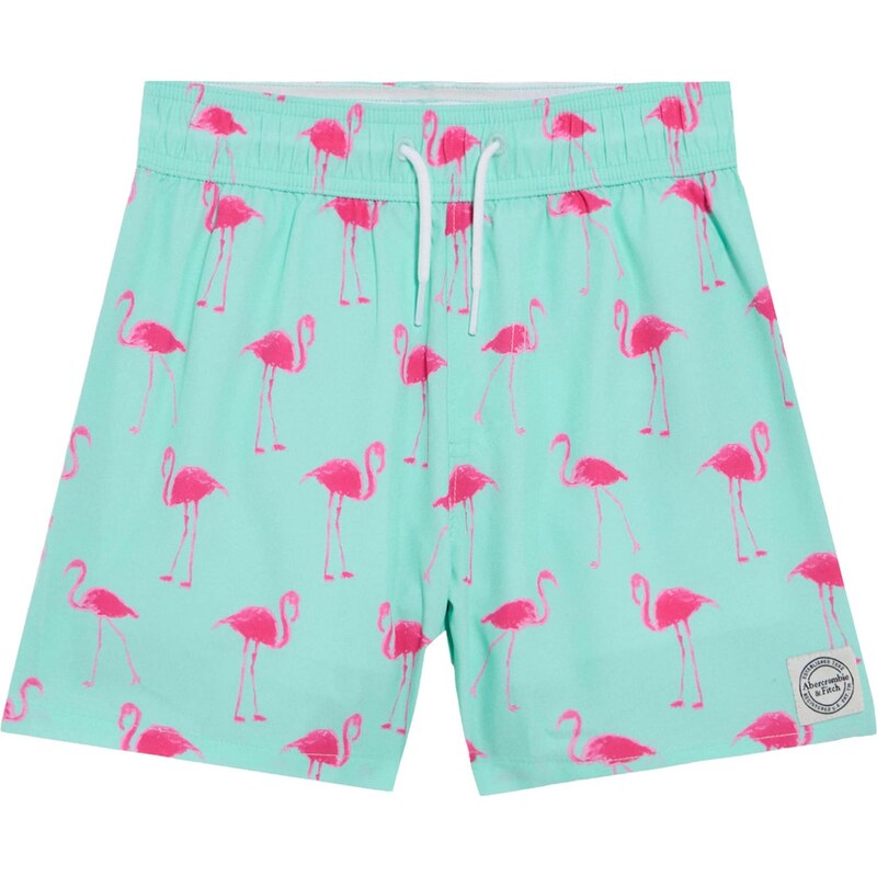 Abercrombie & Fitch Plavecké šortky tyrkysová / pink 114590599