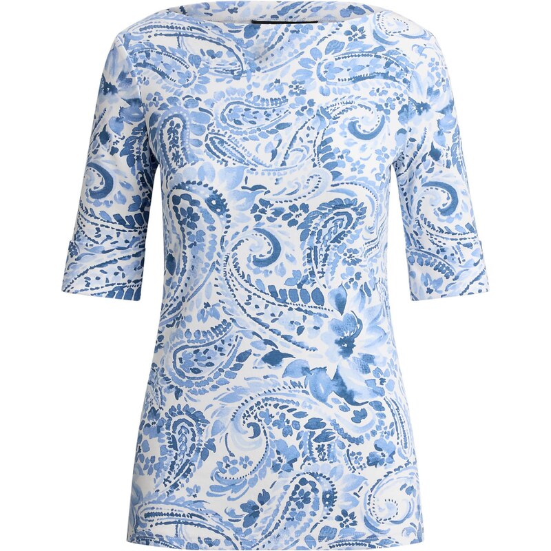 Lauren Ralph Lauren Tričko marine modrá / světlemodrá / bílá