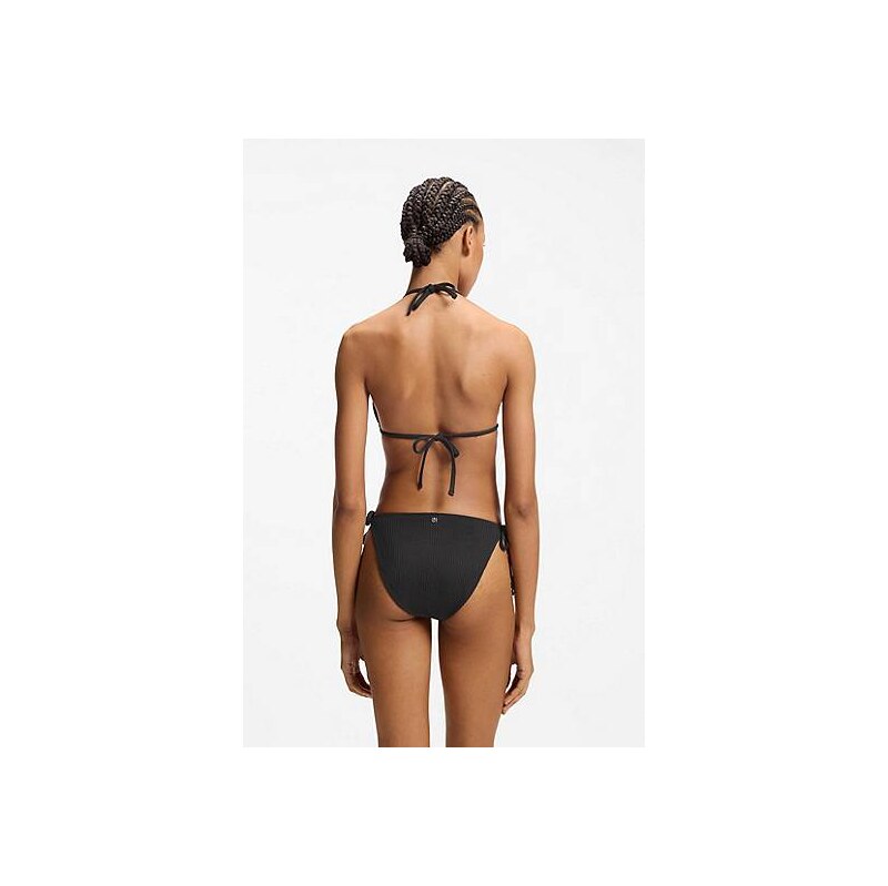 HUGO Tie-side bikini bottoms with structured tropical pattern 113942173