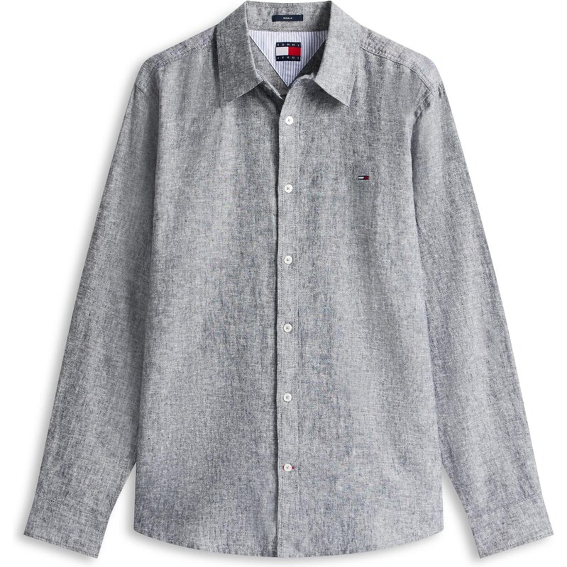 Tommy Jeans Košile modrý melír