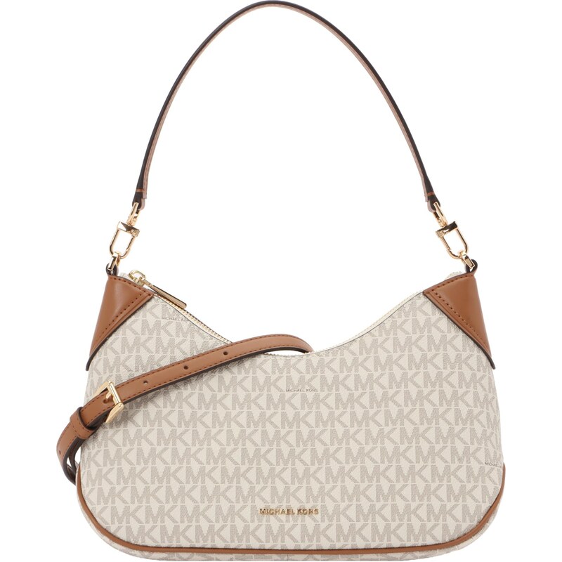 MICHAEL Michael Kors Taška přes rameno režná / koňaková