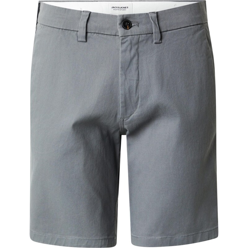 JACK & JONES Chino kalhoty JPSTMARCO tmavě šedá