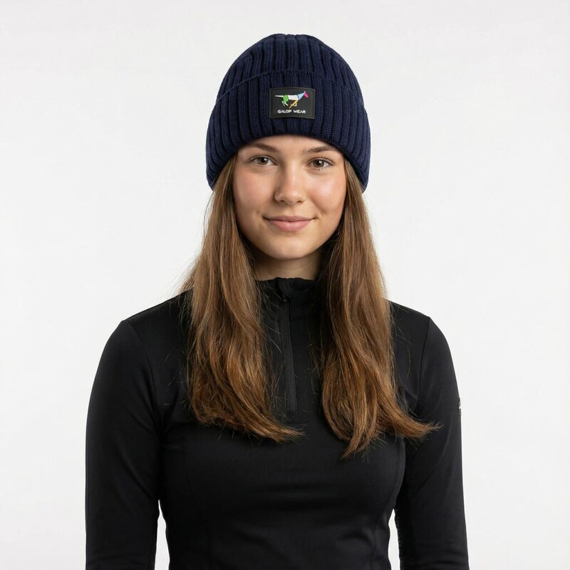 GALOP WEAR Zimní jezdecká čepice GALOP WEAR – 100% merino vlna