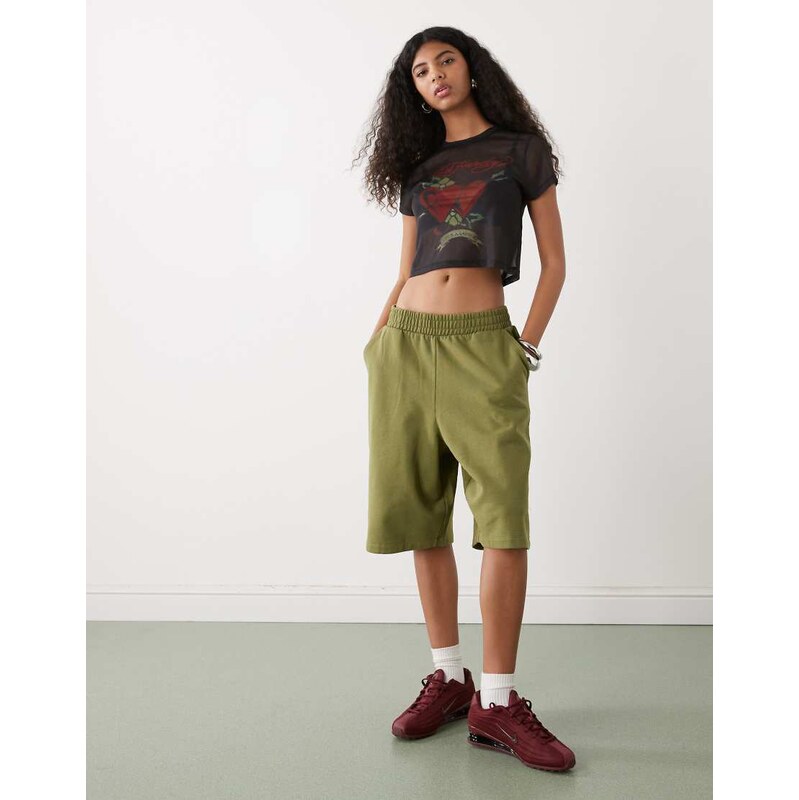 COLLUSION Circular Design Collection longline jogger short in