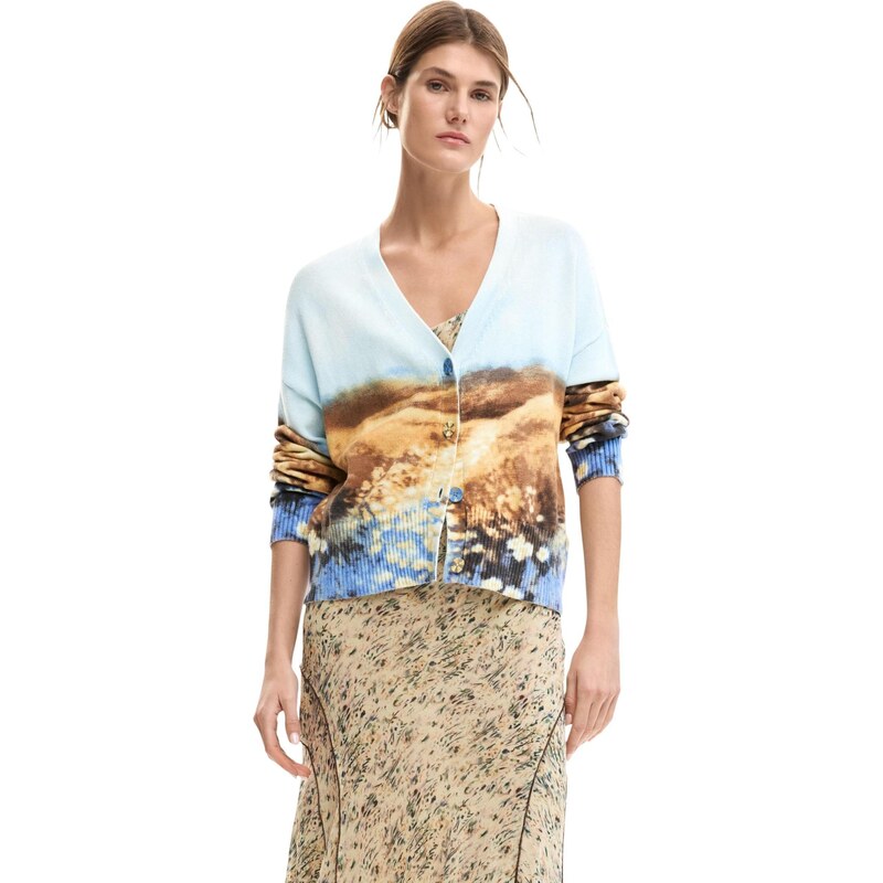 Desigual dámský cardigan s potiskem