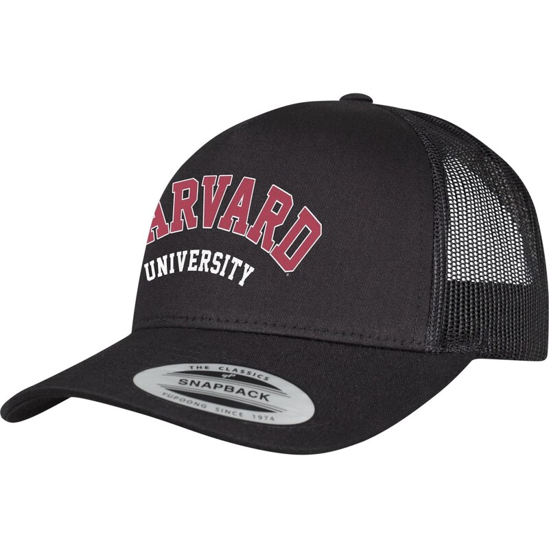 Merchcode Kšiltovka Harvard University červená / černá / bílá