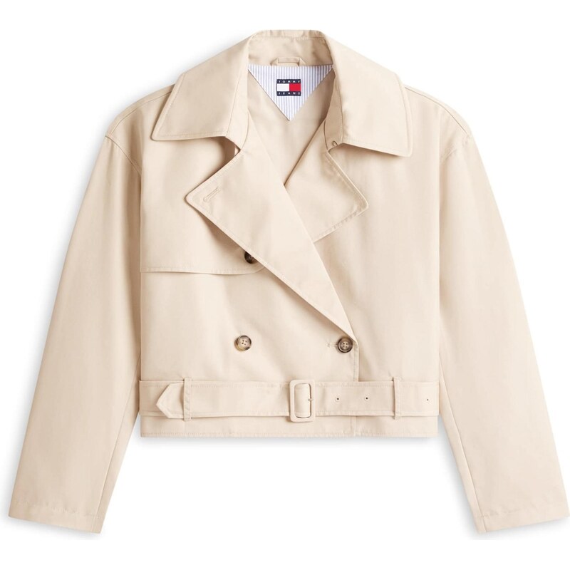 Tommy Jeans Přechodný kabát béžová 114598554