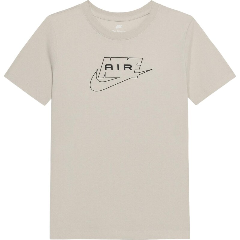 Nike Sportswear Tričko AIR béžová / černá