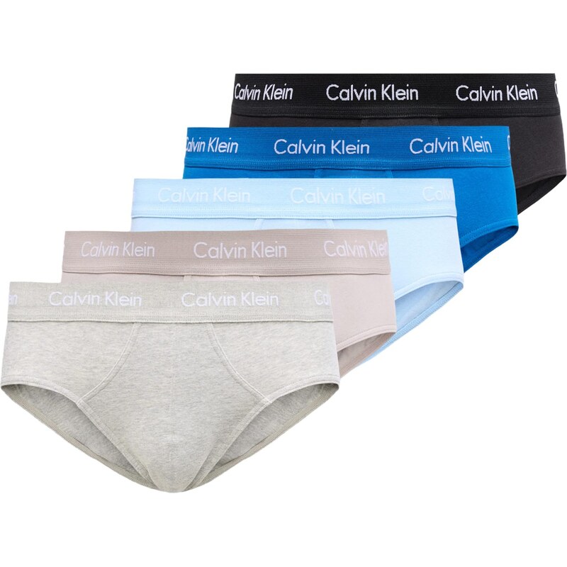 Calvin Klein Underwear Slipy béžová / tmavě modrá / oranžová /