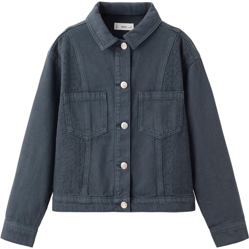 MANGO KIDS Přechodná bunda Carlaset marine modrá