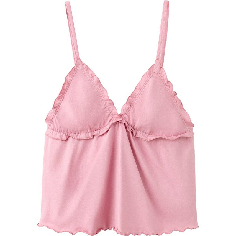 MANGO TEEN Top růžová