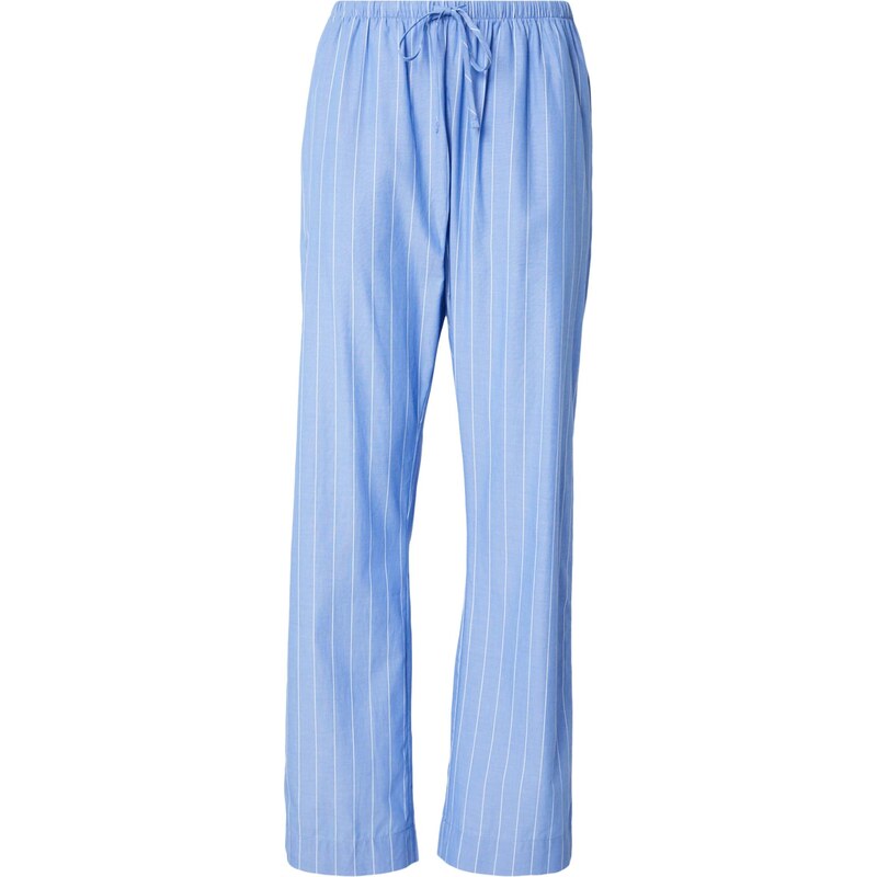 Hunkemöller Pyžamové kalhoty azurová / bílá
