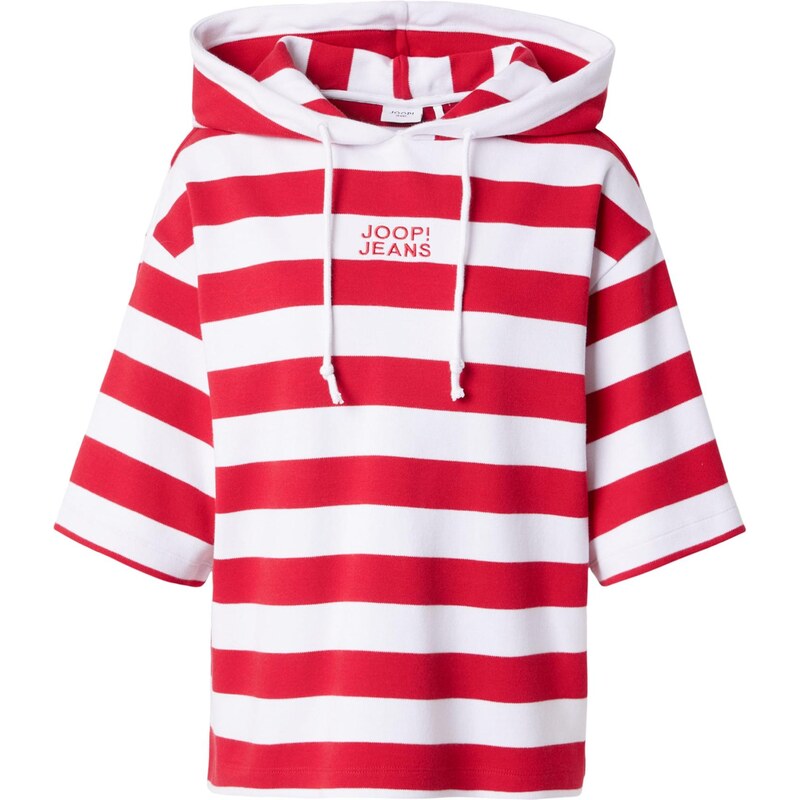 JOOP! Jeans Mikina červená / bílá 114600095