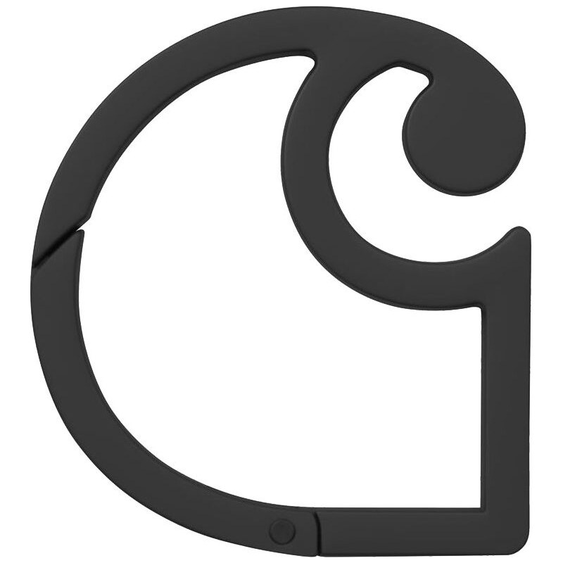 KARABINA CARHARTT WIP C-Logo - černá
