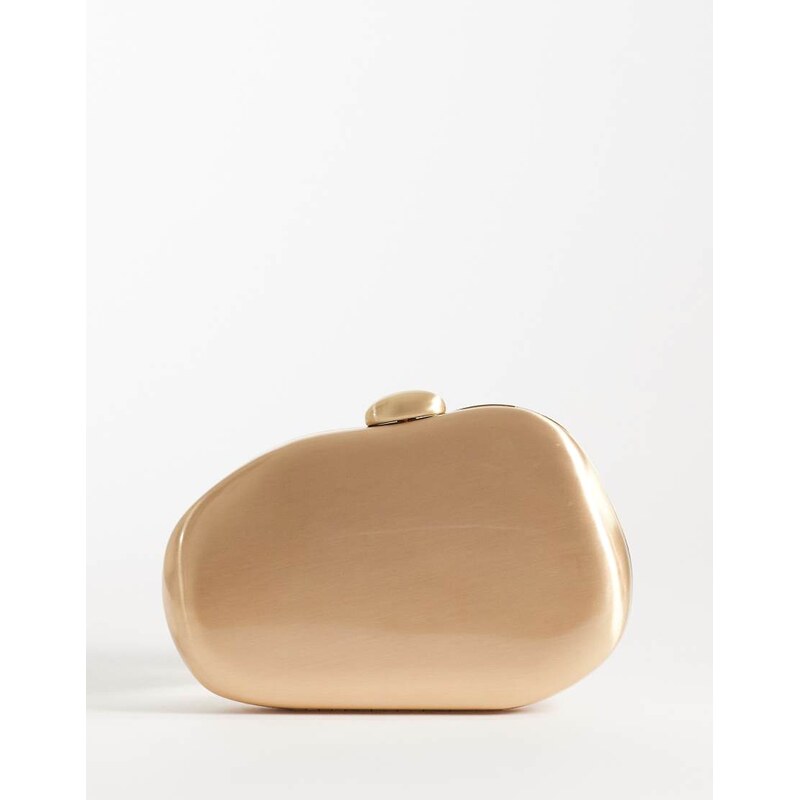 ASOS DESIGN abstract hardbox clutch bag with cross body strap in 114935005