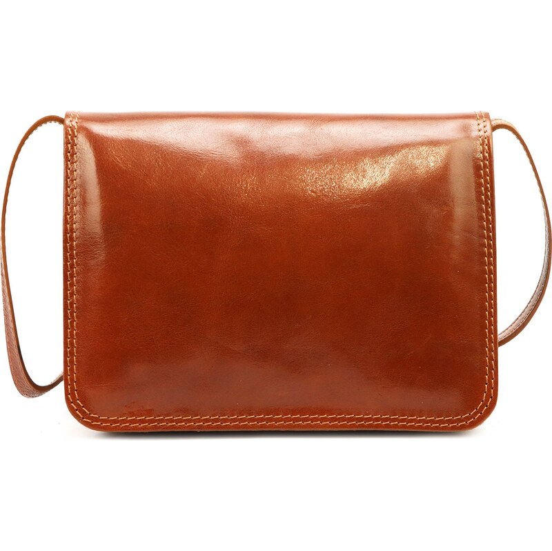 Florence Kožená crossbody kabelka Florencie 108 camel