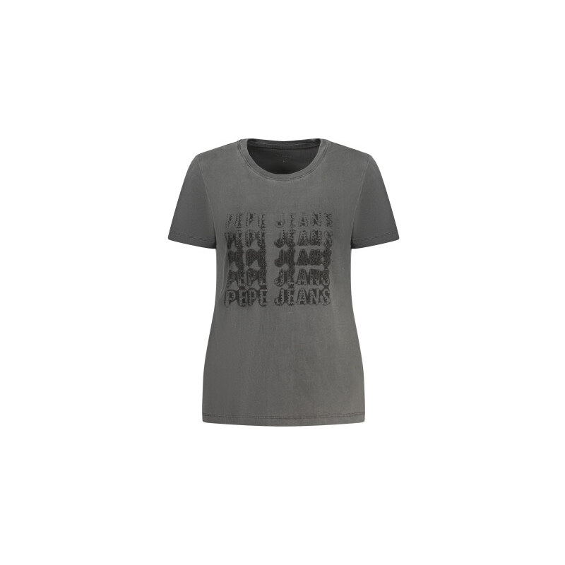 Dámské tričko s krátkým rukávem PEPE JEANS - černé - XS 114606964