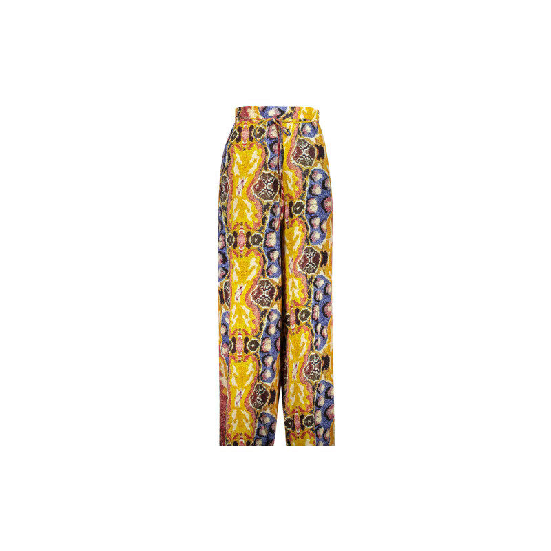 Dámské kalhoty DESIGUAL - žluté - L 114607200