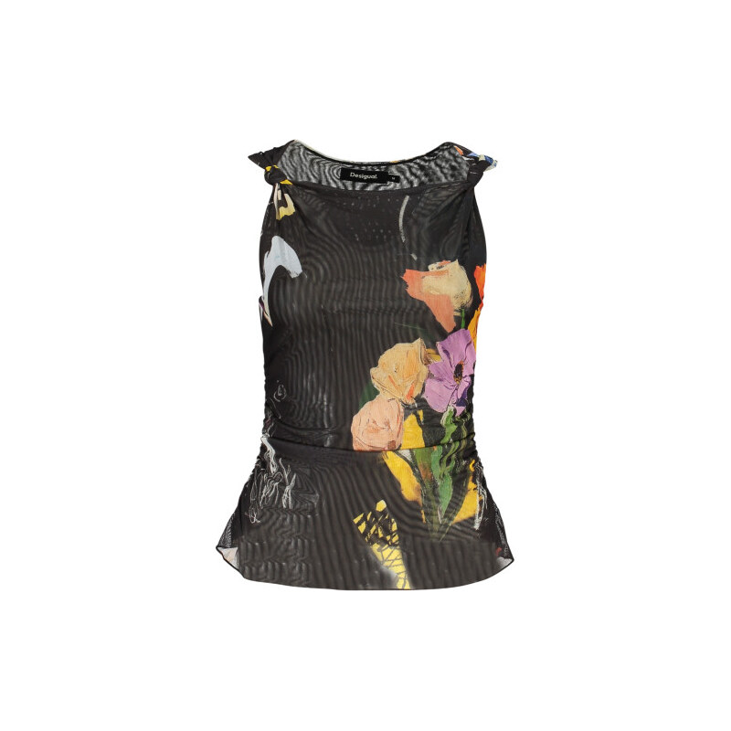 Dámské tričko bez rukávů DESIGUAL - černé - L 114607245