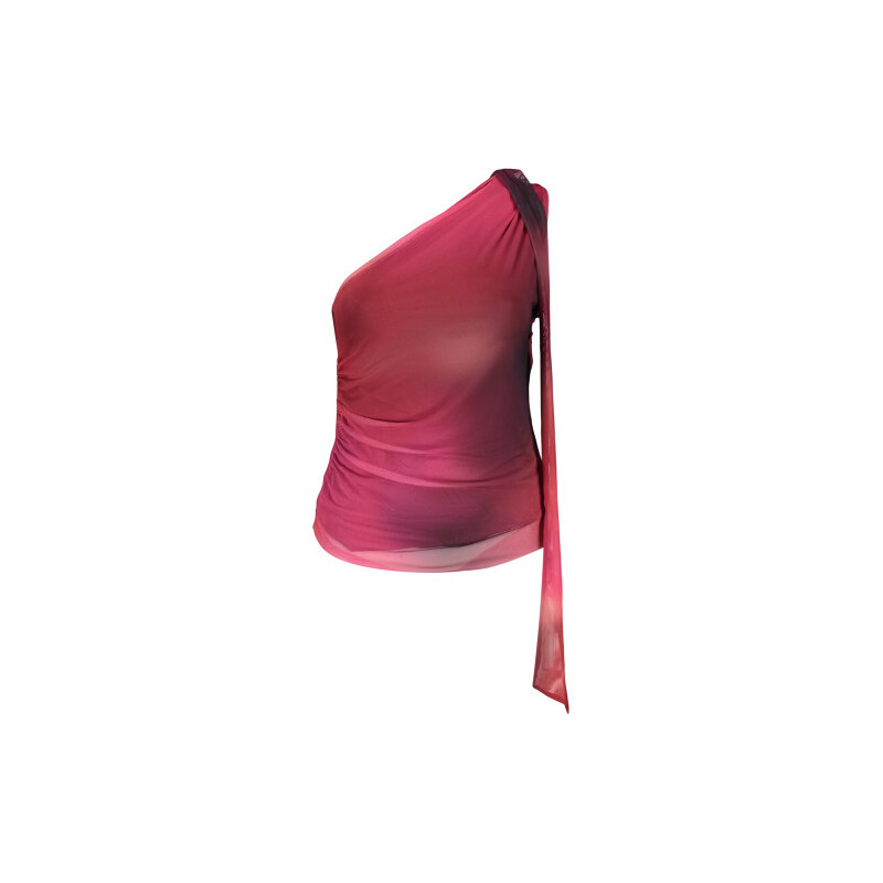 Dámské tričko s krátkým rukávem DESIGUAL - fialové - XL 114607272