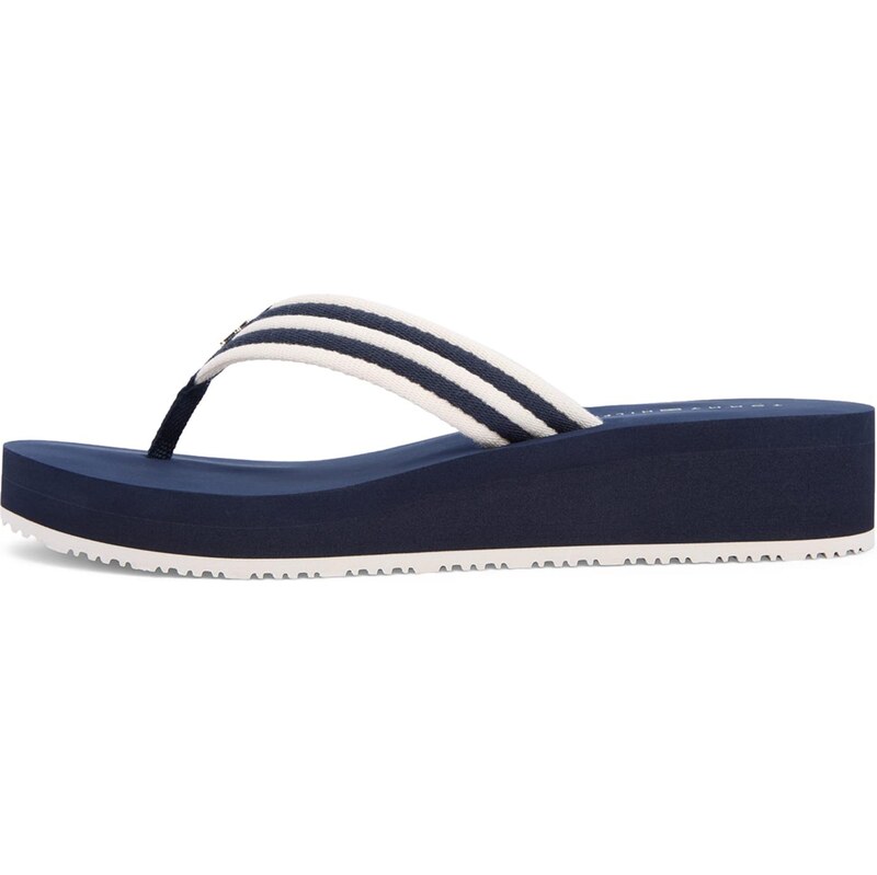 TOMMY HILFIGER Sandály marine modrá / bílá 114607949