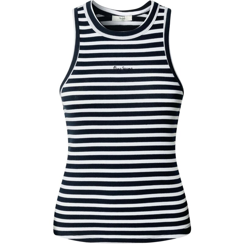 Pepe Jeans Top Marian ultramarínová modř / bílá 114608101