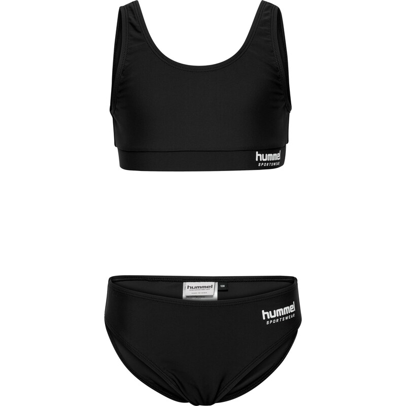 Hummel Sportovní plavky JR Solid černá / bílá