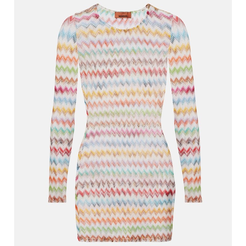 Missoni Zigzag lamÃ minidress