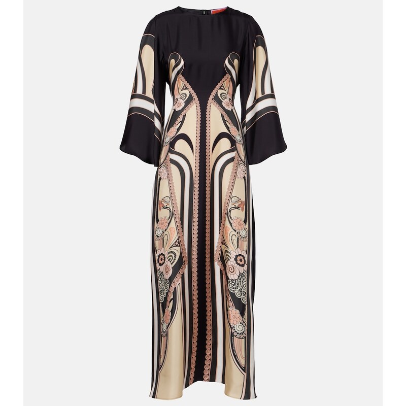 La DoubleJ Sorella printed silk maxi dress