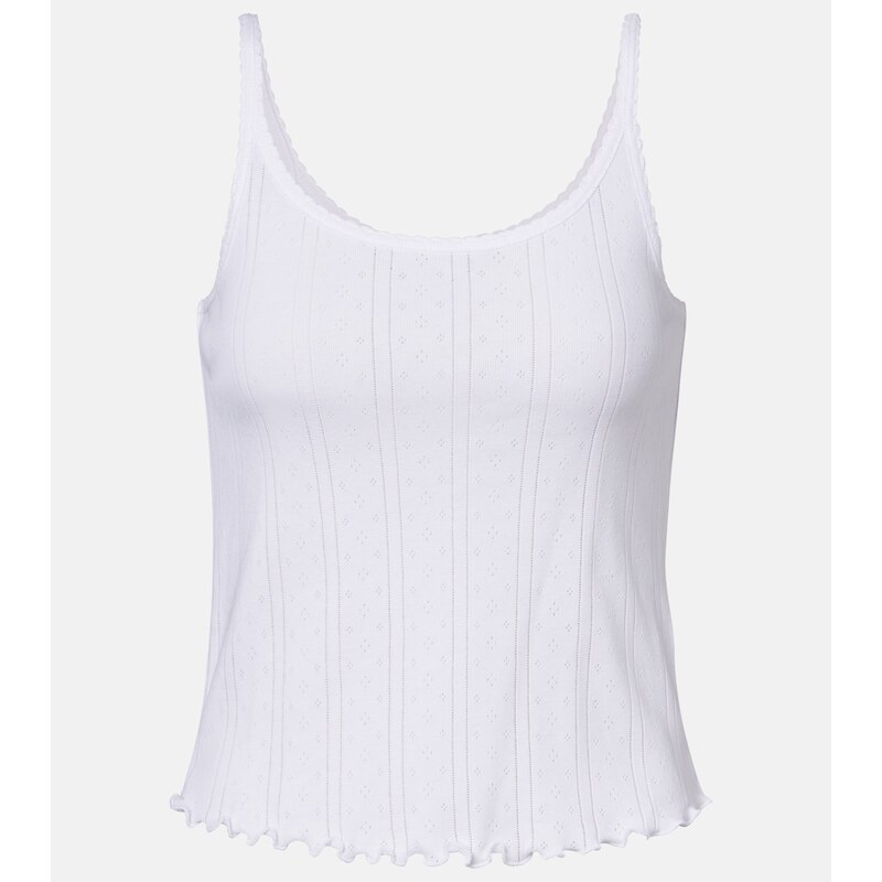 Róhe Pointelle cotton top
