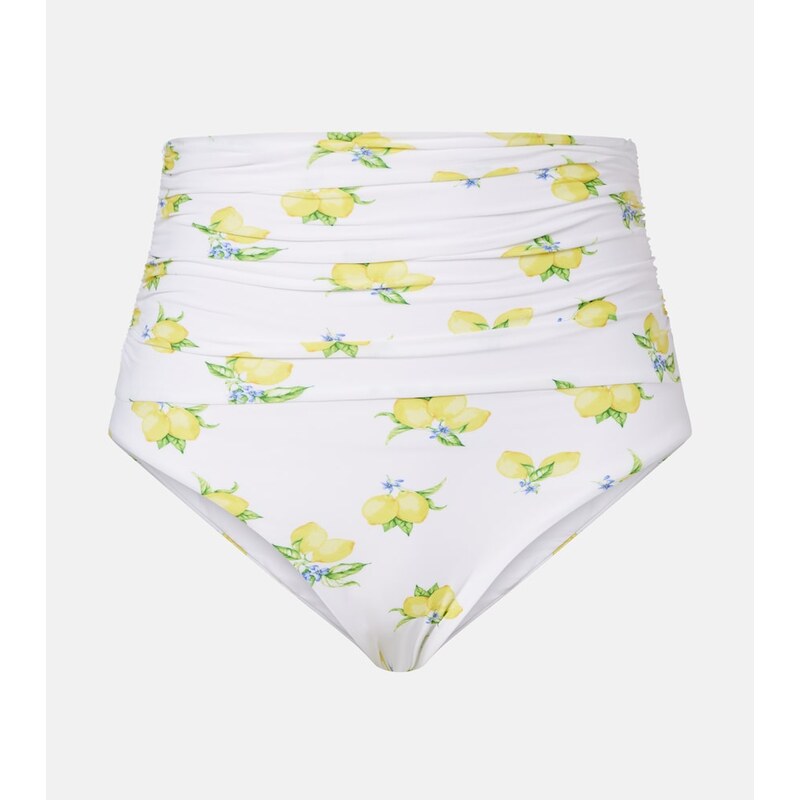 Melissa Odabash Tobago printed ruched bikini bottoms