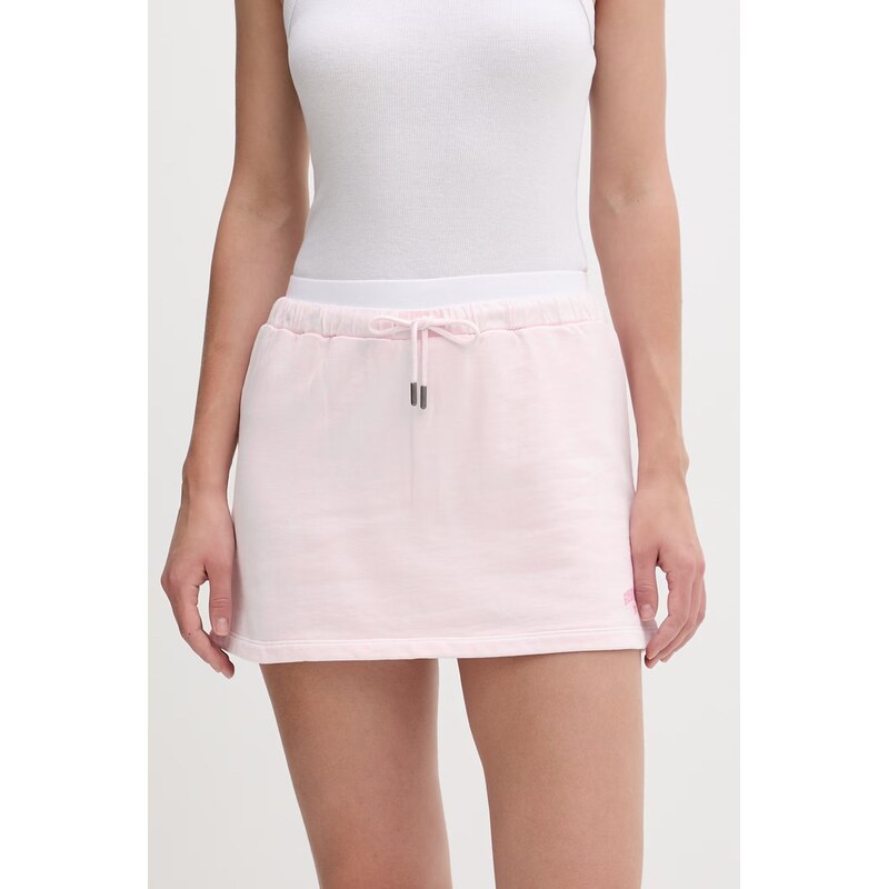 Guess Jeans sukňové šortky dámské bavlněné 115175652