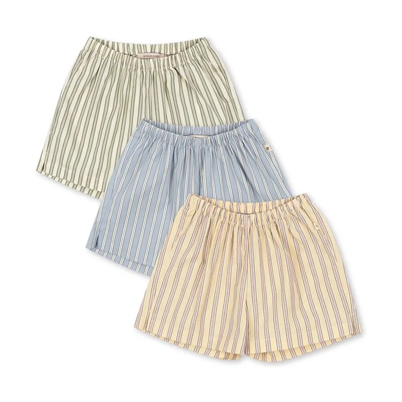 Konges Sløjd šortky dětské bavlněné 3 PACK AZUR SHORTS GOTS