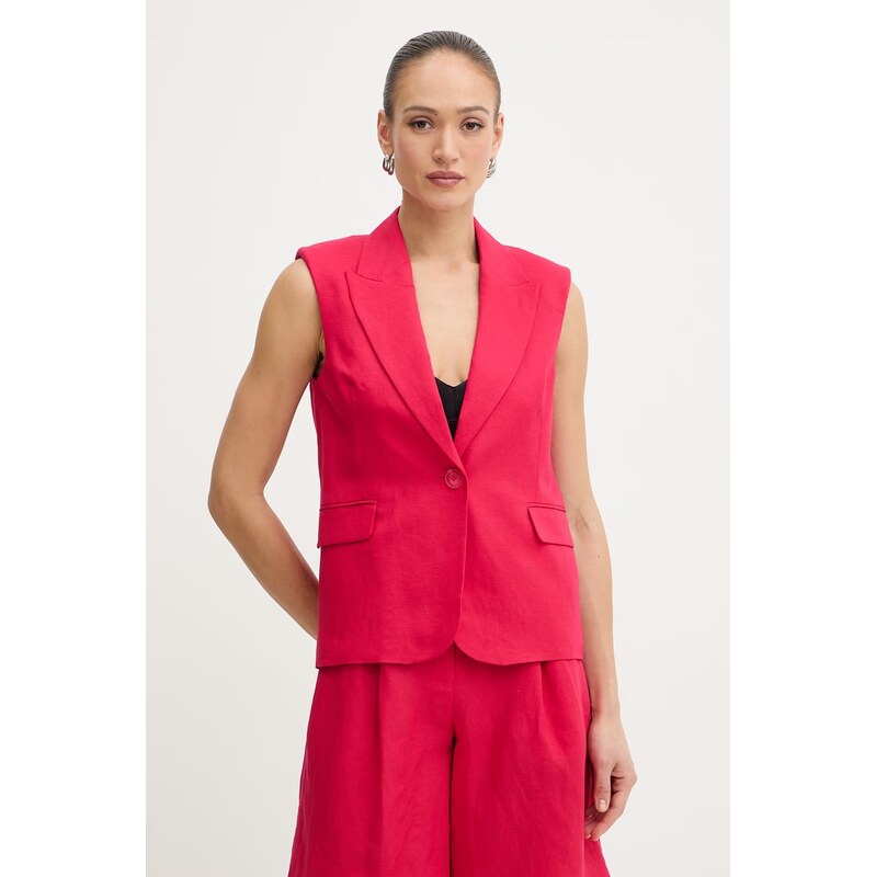 Twinset vesta dámská se lnem 114875575